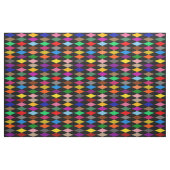 Tissu Diamants Harlequin Colorés Design Noir (Fat Quarter)