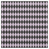 Tissu Diamants Harlequin Noir & Violet Clair (Échantillon)