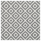 Tissu Diamants Ikat Gris Charbon (Échantillon)