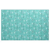 Tissu Diamants modernes du milieu du siècle Aquamarine (Fat Quarter)