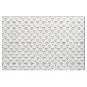Tissu Diamants Noir Et Blanc (Yard)