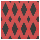 Tissu Diamants noirs et rouges (Fermer)