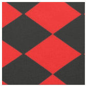 Tissu Diamants noirs rouges (Fermer)