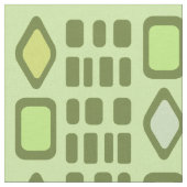 Tissu Diamants rétro Rectangles Chartreuse (Fermer)