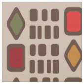 Tissu Diamants rétro Rectangles Multicolores 3 (Fermer)