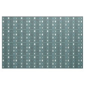 Tissu Diamants rétro Rectangles Turquoise (Yard)