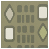 Tissu Diamants Rétro Rectangles Vert Olive (Fermer)