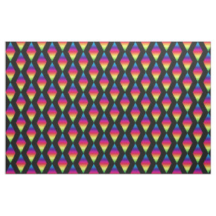 Tissu - Diamètre arc-en-ciel décalé