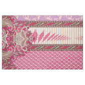 Tissu Diamond Zigzag Textile | Impression Lavender Paisl (Fat Quarter)
