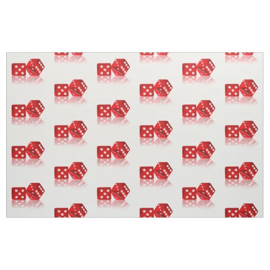 Tissu Dice rouge de Las Vegas (Yard)