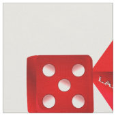 Tissu Dice rouge de Las Vegas (Fermer)
