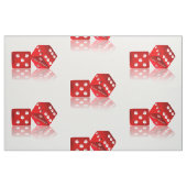 Tissu Dice rouge de Las Vegas (Fat Quarter)