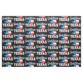 Tissu Dieu bénissent le Texas (Fat Quarter)
