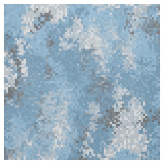 Tissu Digi bleu Camo (Échantillon)