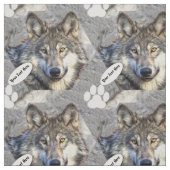 Tissu Dignité de loup gris (Échantillon)