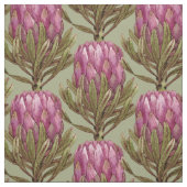 Tissu d'illustration d'usine de fleur de Protea (Échantillon)