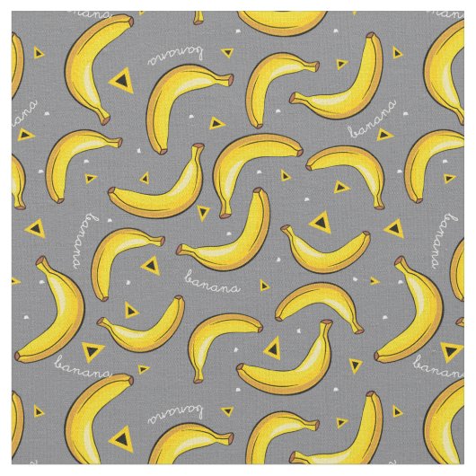 Tissu d'impression d'art de bruit de bananes (Fermer)