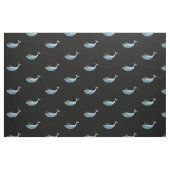 Tissu d'impression de baleine (Fat Quarter)
