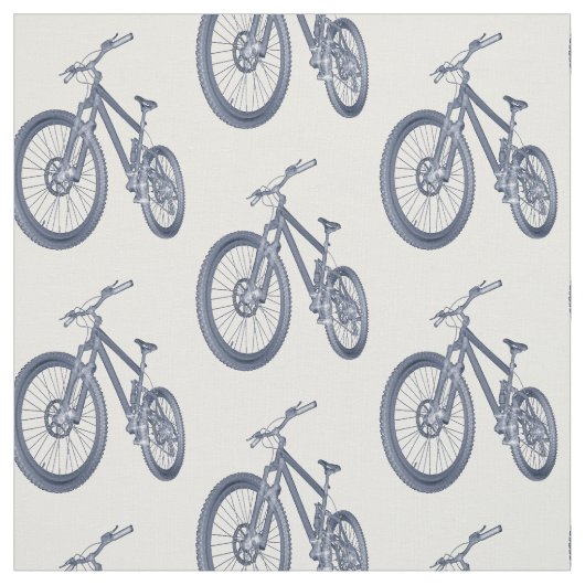 Tissu d'impression de bicyclette de thème de cycle (Échantillon)