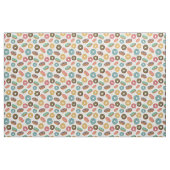 Tissu d'impression de donut coloré (Fat Quarter)