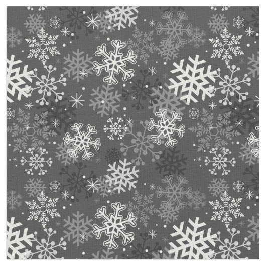 Tissu d'impression de flocon de neige d'amusement, (Fermer)