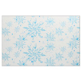 Tissu d'impression de flocons de glace glacé (Fat Quarter)