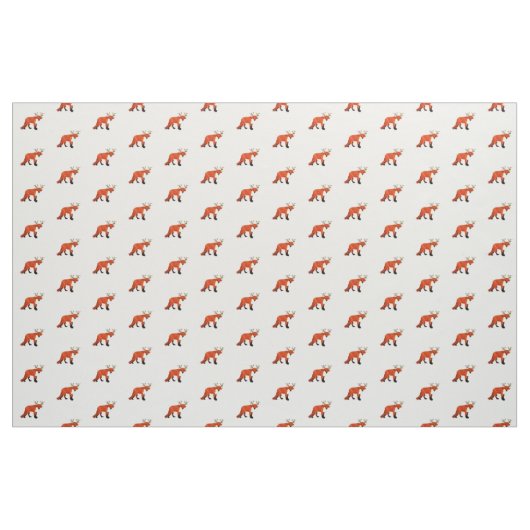 Tissu d'impression de Fox (Yard)