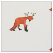 Tissu d'impression de Fox (Fermer)