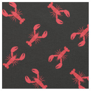 Tissu d'impression de homard