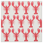 Tissu d'impression de homard blanc (Échantillon)