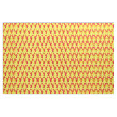 Tissu d'impression de homard jaune (Yard)