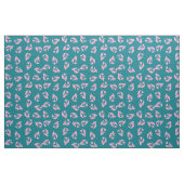 Tissu d'impression de sirène rose et turquoise Tur (Fat Quarter)