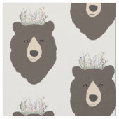 Tissu d'impression d'ours (Fermer)