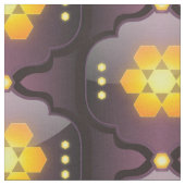 Tissu d'impression géométrique de style marocain (Fermer)