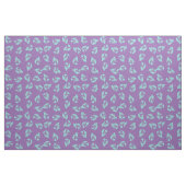 Tissu d'impression Mermaid Turquoise Aqua et viole (Fat Quarter)