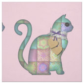 tissu d'impression patchwork cat (Échantillon)