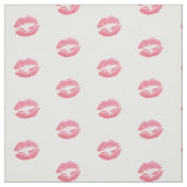 Tissu d'impression simple Pinkish Red Lip par le t (Échantillon)