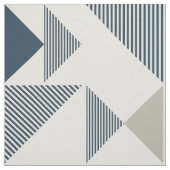 tissu d'impression triangles moderne (Échantillon)