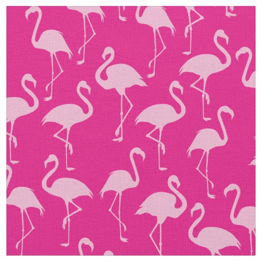 Tissu d'impression Tropical Flamant rose rose (Fermer)