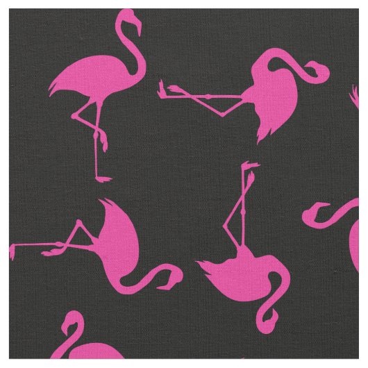 Tissu d'impression Tropical Flamant rose rose (Fermer)
