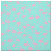 Tissu d'impression Tropical Pink Flamant rose Cute (Échantillon)