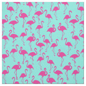 Tissu d'impression Tropical Pink Flamant rose Cute (Échantillon)