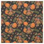 Tissu dinde noire de trump (Échantillon)