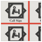 Tissu d'indicatif d'appel de personnaliser d'icône (Fermer)