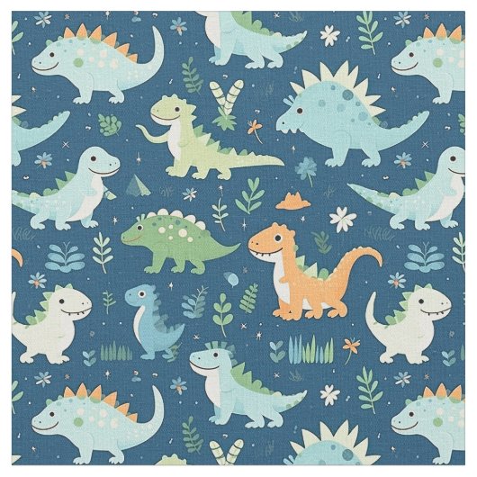 Tissu Dinosaur bébé (Fermer)