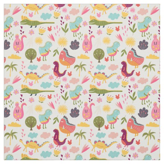 Tissu Dinosaures (Échantillon)