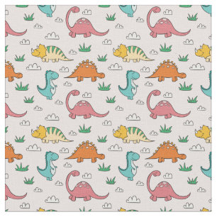 Tissu Dinosaures Mignons