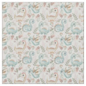 Tissu dinosaures mignons pastel (Détail)