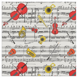 Tissu d'instruments de musique