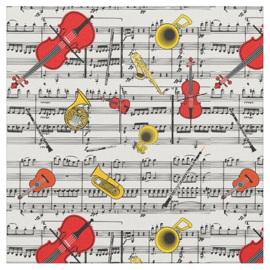 Tissu d'instruments de musique (Fermer)